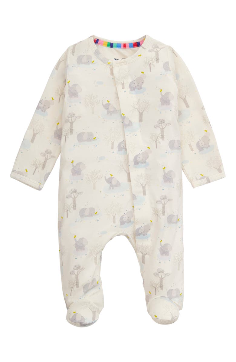 Magnetic Me Big Love Print Magnetic Footie, Main, color, 