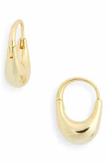 Oval Hoop Earrings