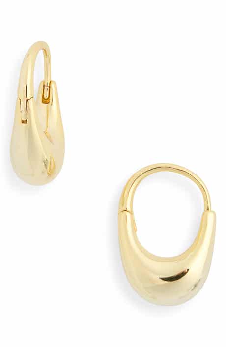 Oval Hoop Earrings