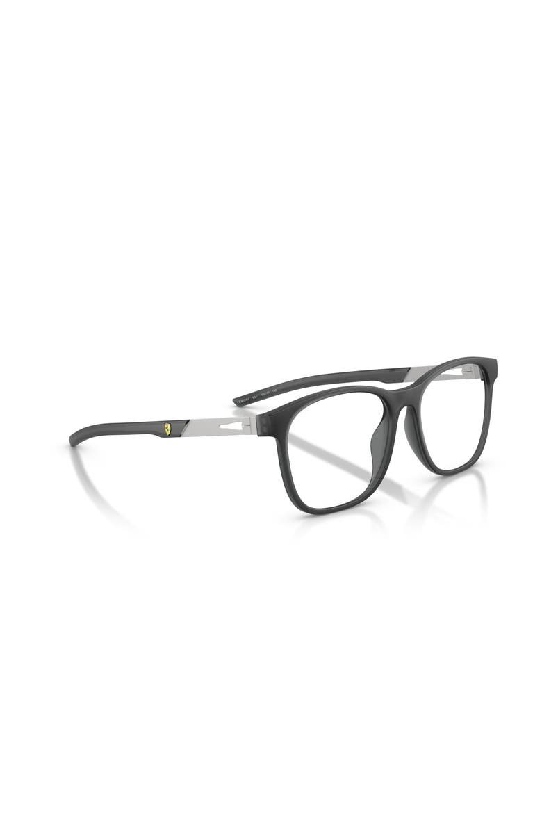Scuderia Ferrari 52mm Rectangle optical glasses, Alternate, color, Black