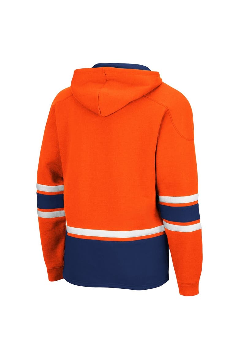 Men's Colosseum Orange Virginia Cavaliers Lace Up 3.0 Pullover Hoodie, Alternate, color, Orange