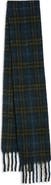 Burberry Small Check Alpaca & Wool Blend Scarf