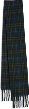 Burberry Small Check Alpaca & Wool Blend Scarf