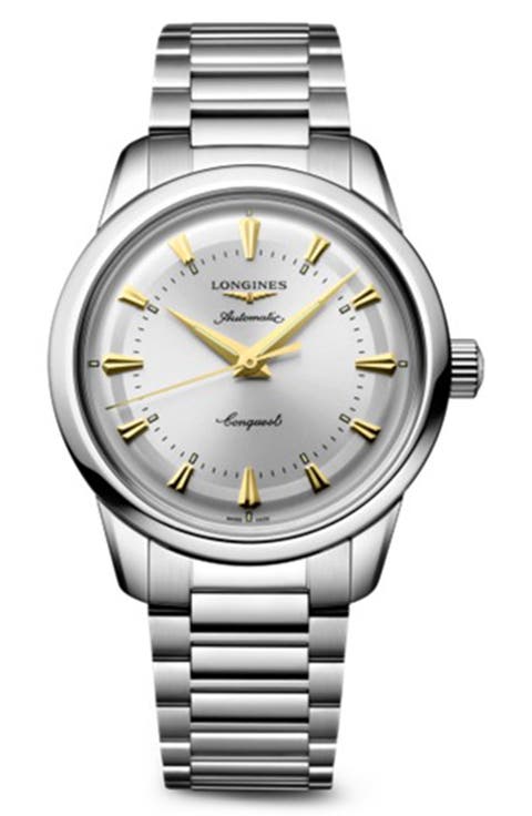 Conquest Heritage Automatic Bracelet Watch, 38mm