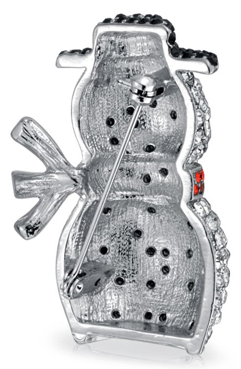 BLING JEWELRY Snowman Pin, Alternate, color, Snowman