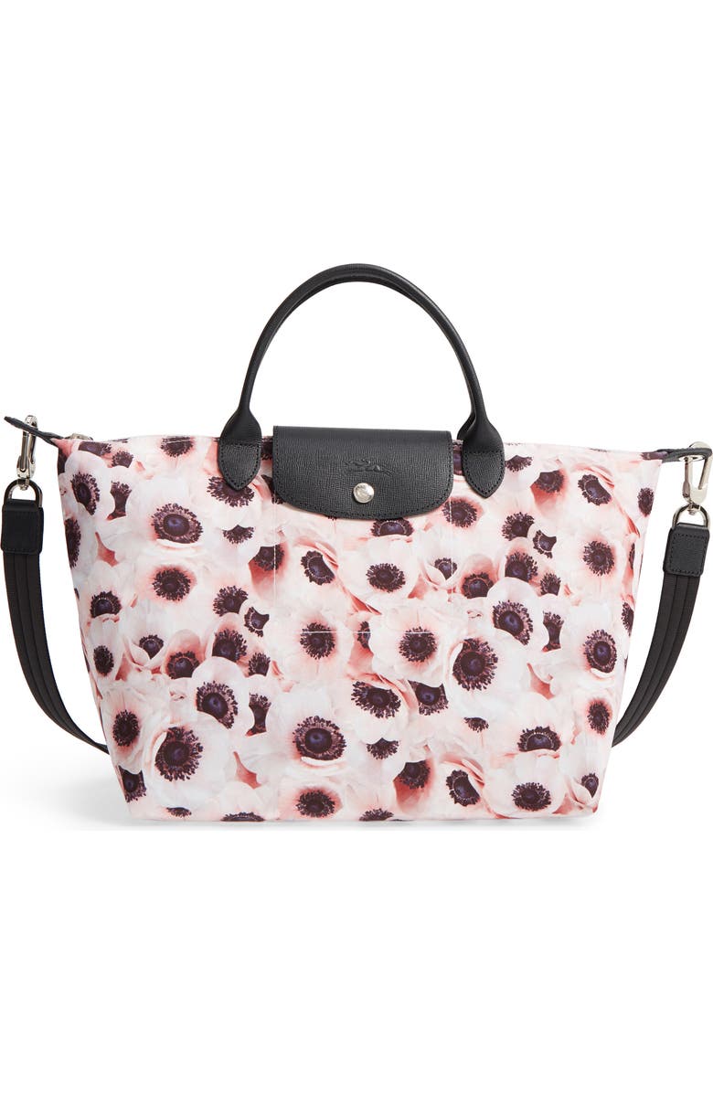 Longchamp Medium Le Pliage Anemone Print Tote, Main, color,