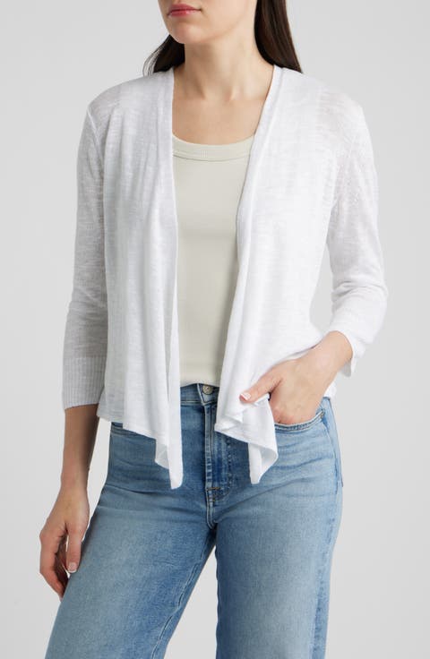 Slub Knit 4-Way Cardigan