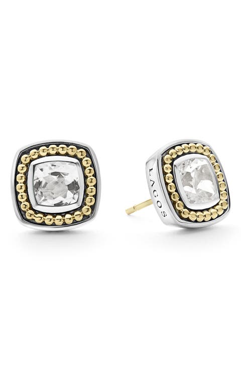 Rittenhouse White Topaz Stud Earrings