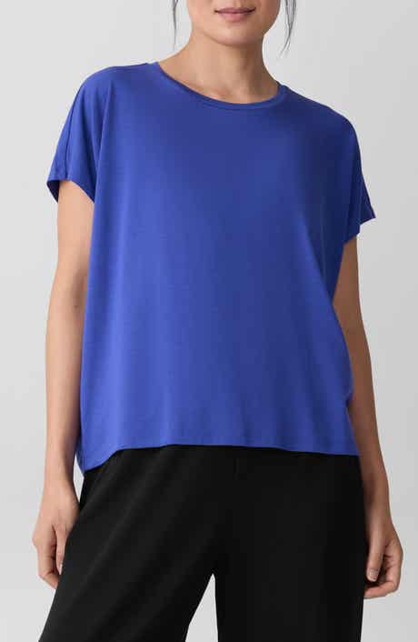 Eileen Fisher Crewneck Wedge Top