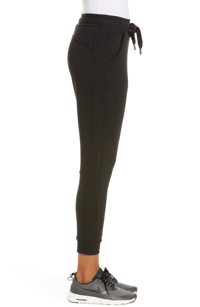 Zella Amazing Fleece Crop Jogger Pants, Alternate, color,