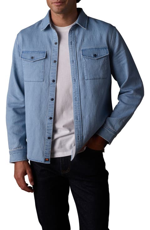 Big Jake Cotton Blend Button-Up Shirt Jacket