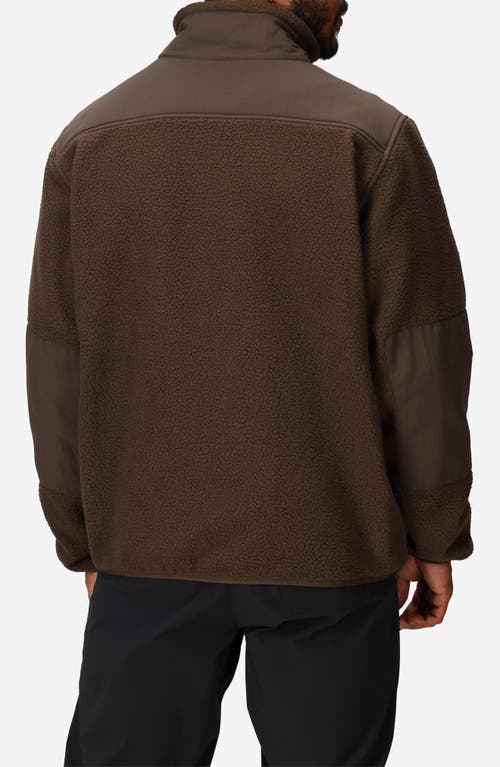 Marmot Wanderer High Pile Fleece Jacket In Green