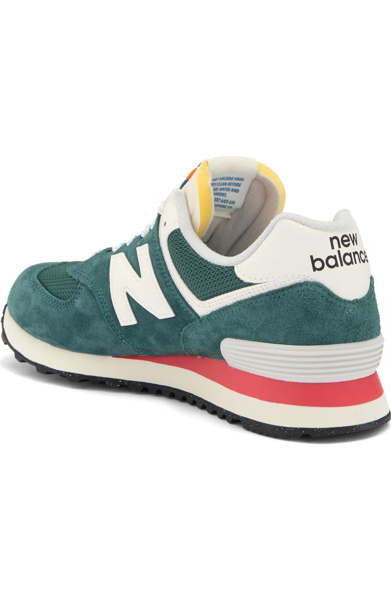New Balance Gender Inclusive 574 Sneaker, Alternate, color, New Spruce/ Sea Salt