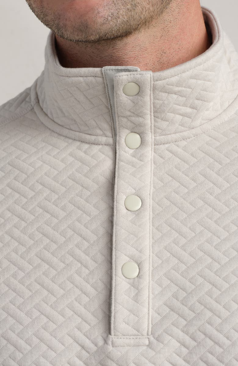 Rhone Weekend Quilted Pullover, Alternate, color, Stone