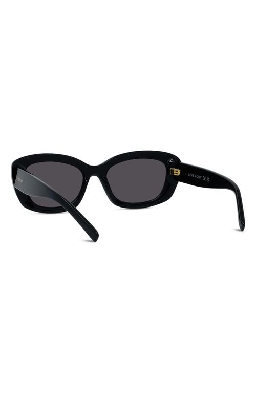Givenchy Gv Day 54mm Geometric Sunglasses In Black