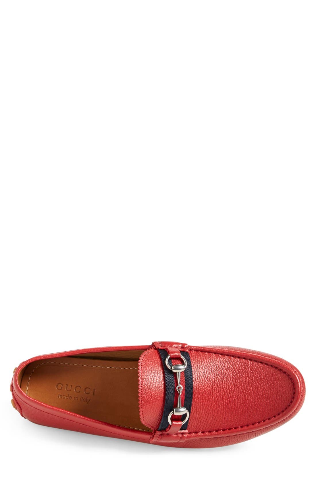 'Damo' Driving Shoe, Alternate, color, RED LEATHER