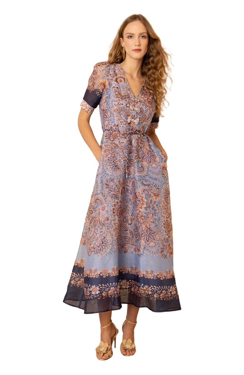 Hale Bob Aubrie Organza Maxi Dress, Main, color,