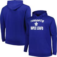 PROFILE Men's Profile Blue Toronto Maple Leafs Big & Tall Arch Over Logo Pullover Hoodie