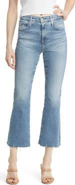 AG Farrah High Waist Crop Bootcut Jeans