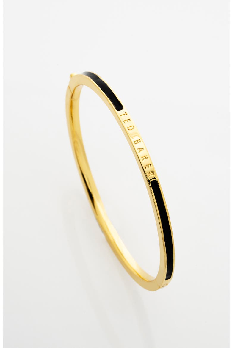 Rolo Classic Color Hinge Bracelet, Alternate, color, GOLD/BLACK
