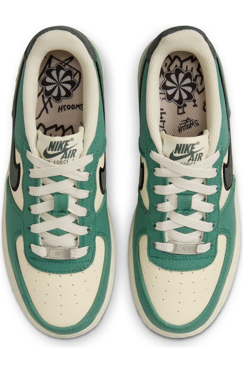 Nike Air Force 1 LV8 Sneaker, Alternate, color, Milk/ Green/ Bicoastal