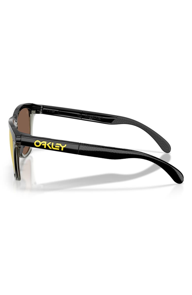 Oakley Frogskins<sup>™</sup> Polarized Prizm<sup>™</sup> Keyhole Sunglasses, Alternate, color, Matte Black / Polarized