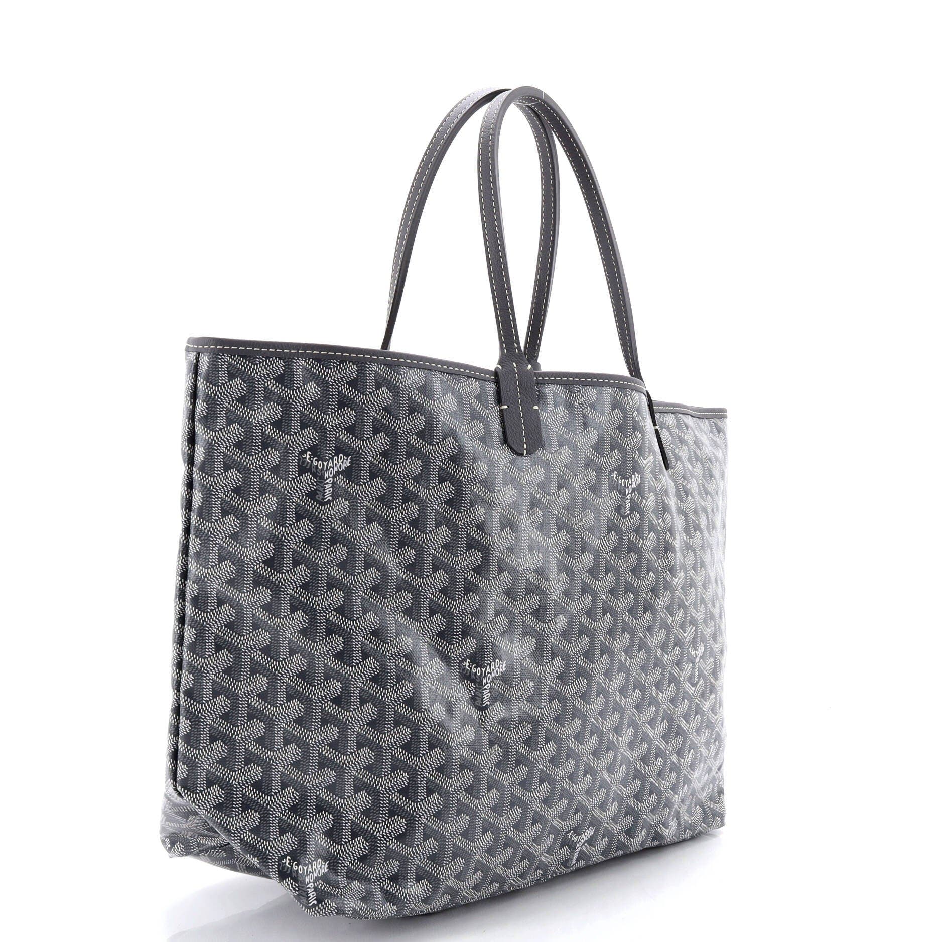 Pre-Owned Goyard Saint Louis Tote Coated Canvas PM, Alternate, color, Gray