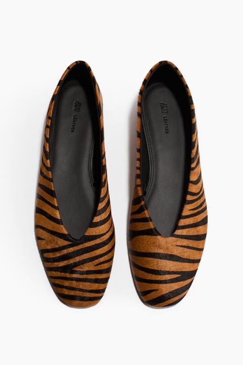 Leather Ballet Flats