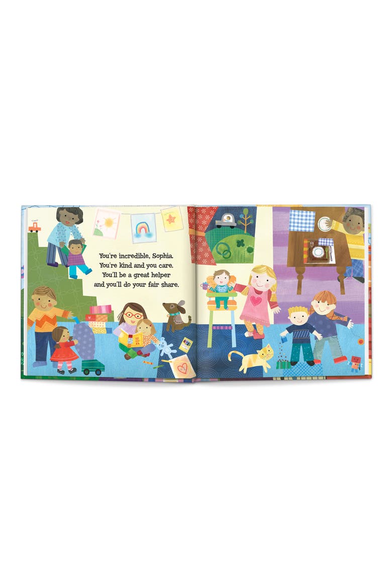 'The Super, Incredible Big Sister' Personalized Hardcover Book & Medal, Alternate, color, PINK