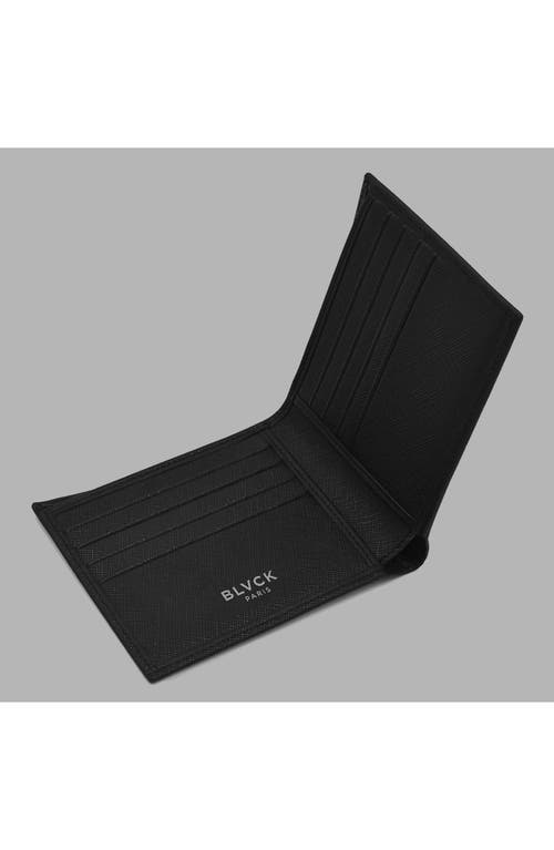 Blvck Paris Classic Fold Wallet In Black