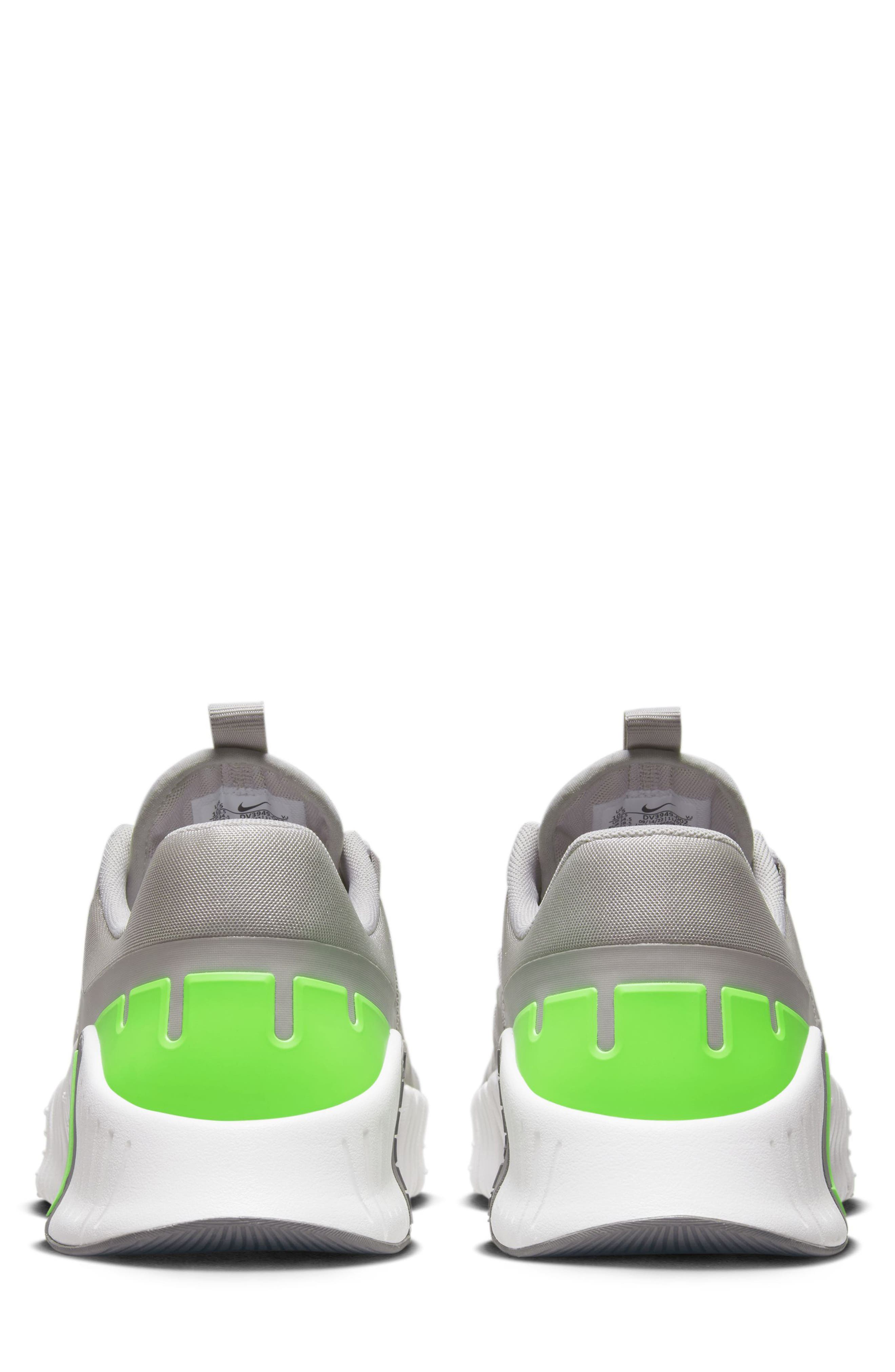 Free Metcon 5 Training Shoe, Alternate, color, LIGHT IRON ORE/ PHANTOM/ GREEN