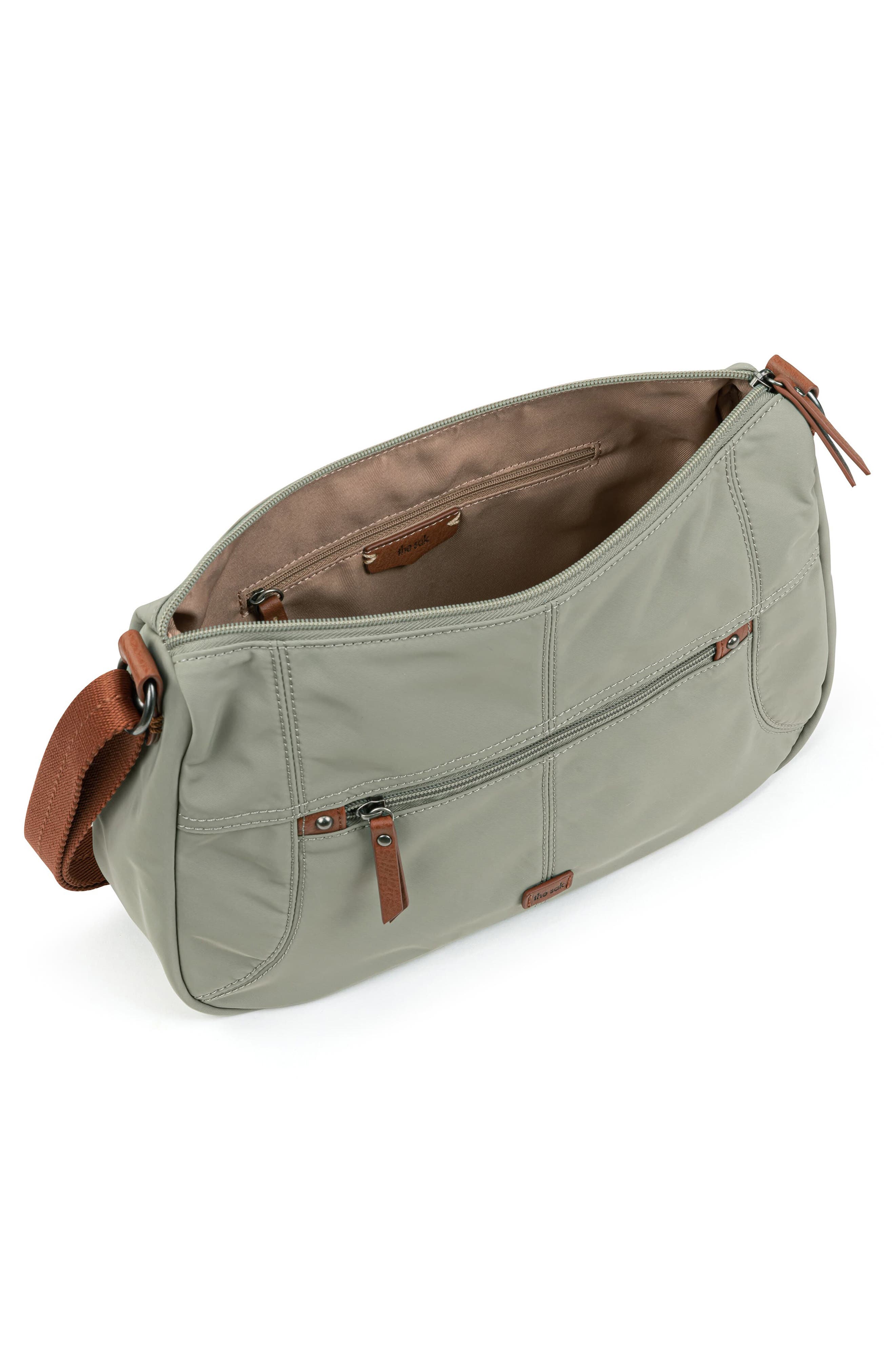 The Sak Esperato Nylon Hobo, Alternate, color, Sage
