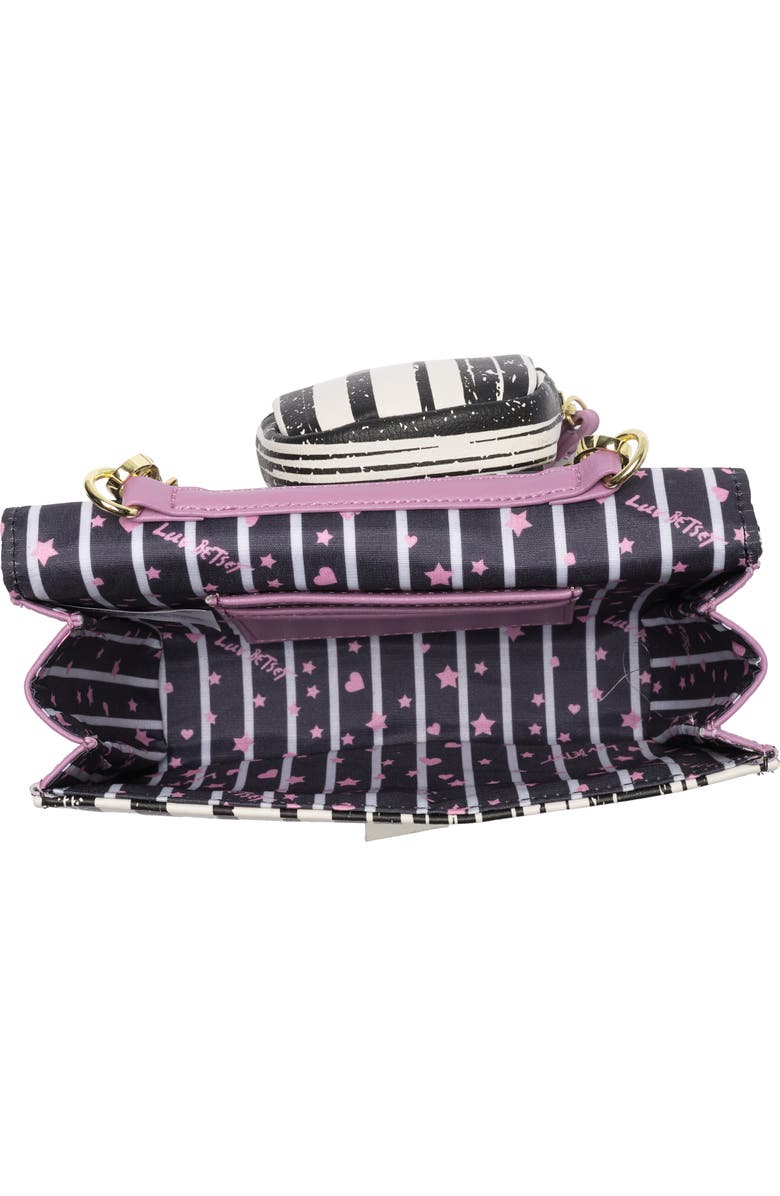 Luv Betsey by Betsey Johnson Heart Quilted Crossbody Bag, Alternate, color,