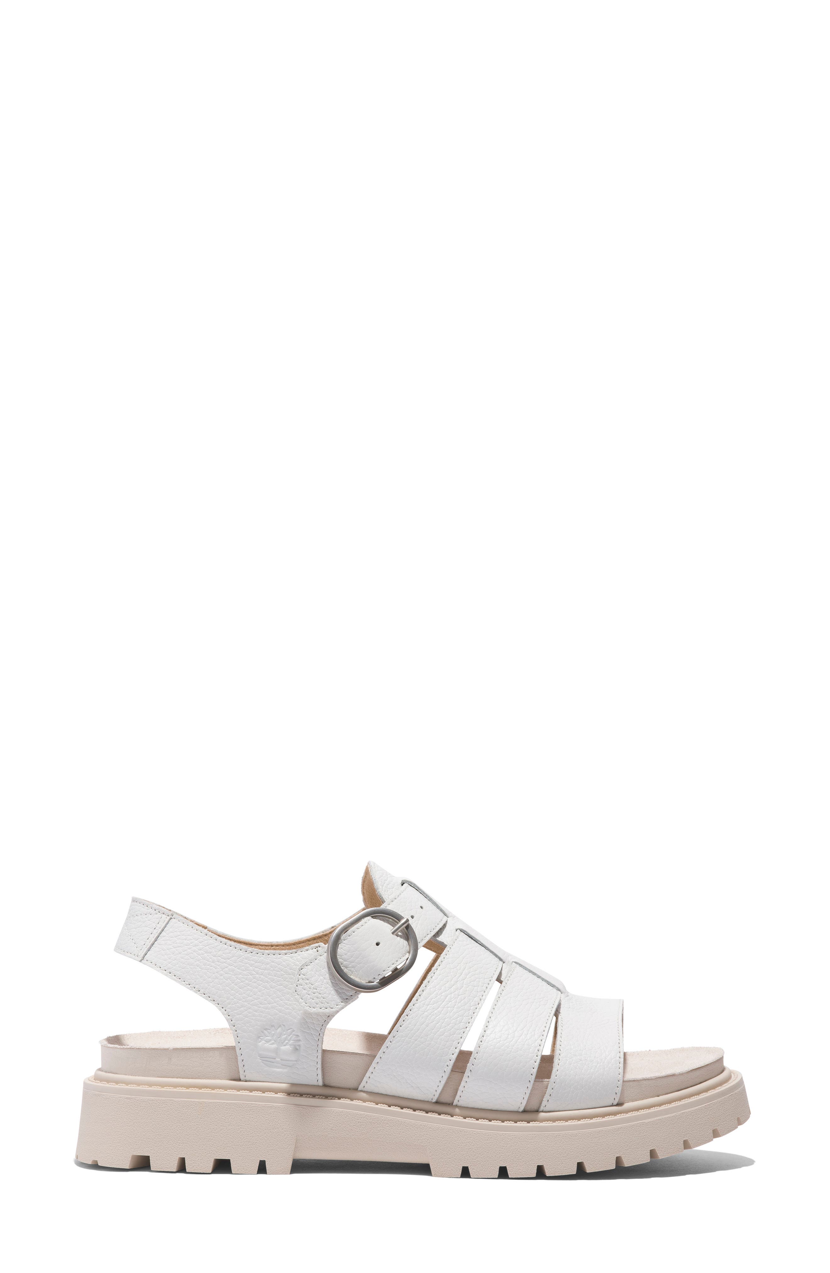 Clairemont Way Fisherman Sandal, Alternate, color, WHITE FULL GRAIN