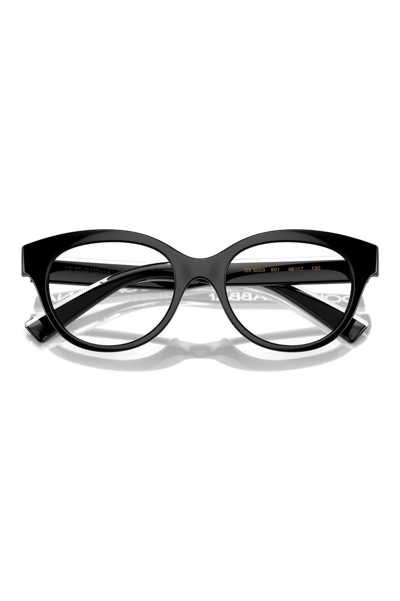 Kids' 48mm Phantos Optical Glasses, Alternate, color, BLACK / DEMO LENS