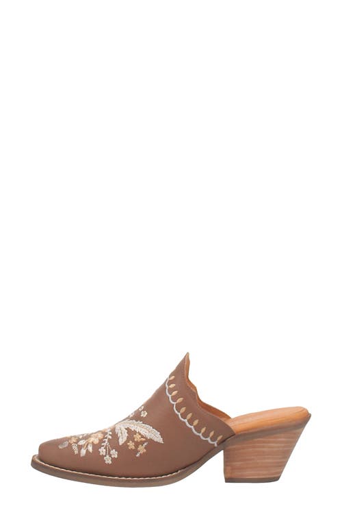 Dingo Wildflower Mule In Brown