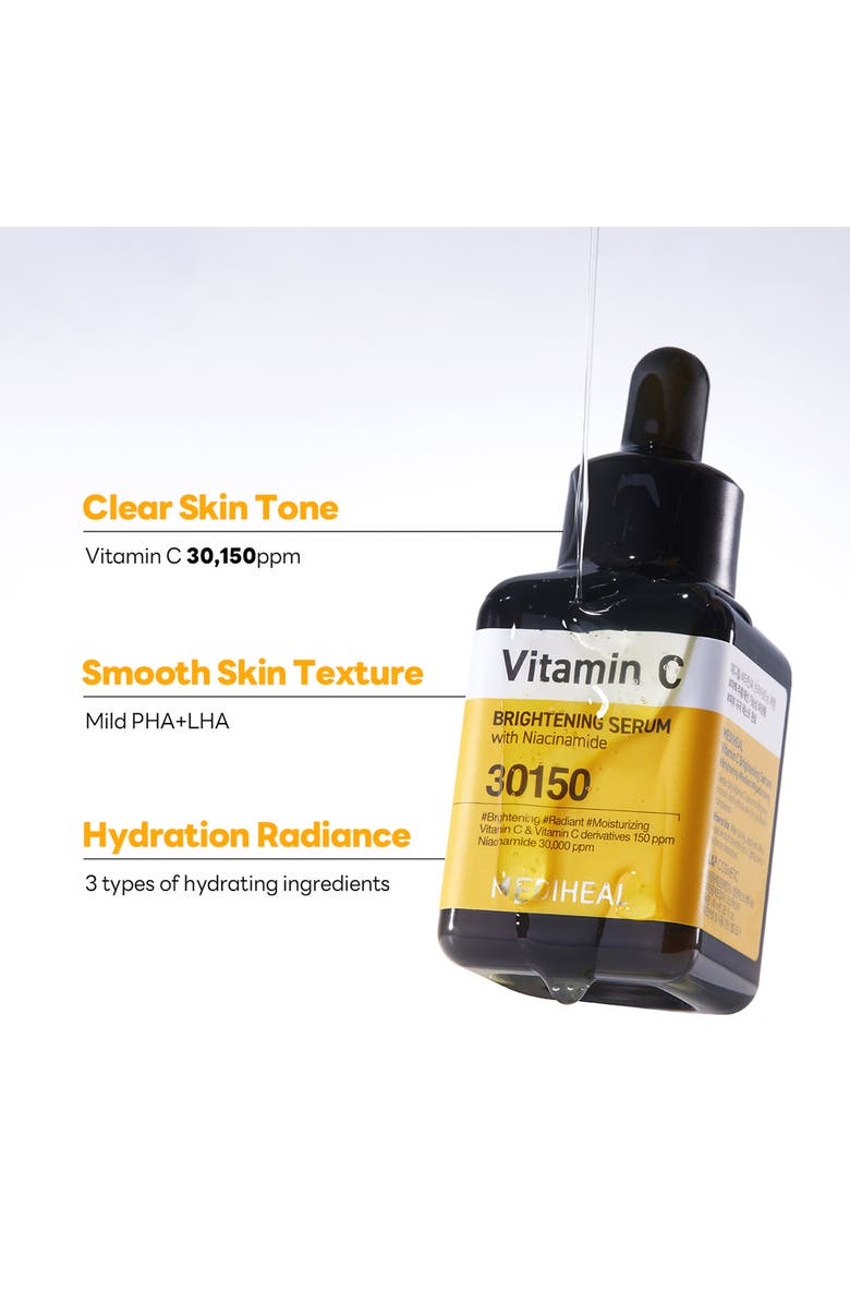 MEDIHEAL Vitamin C Brightening Serum, Alternate, color, Yellow