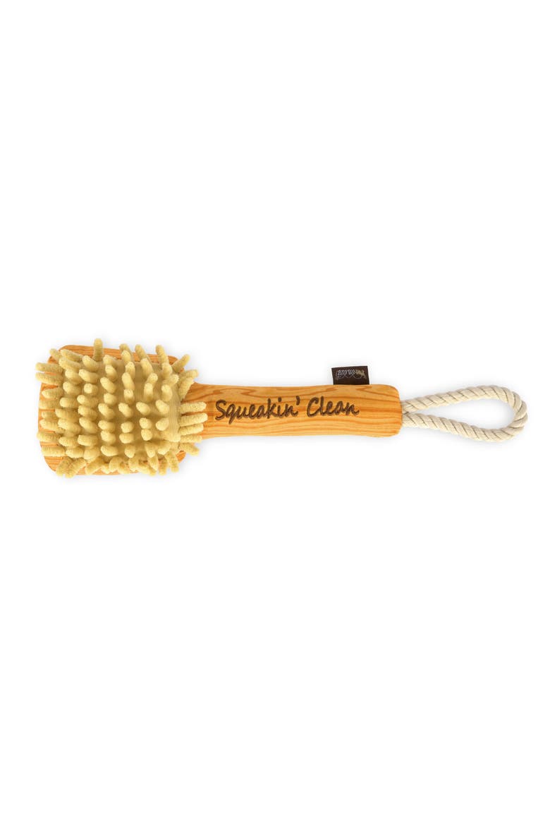 Splish Splash Bark N Bristles, Plush Dog Toy, Loofa Squeaker & Crinkle, Alternate, color, Multicolored