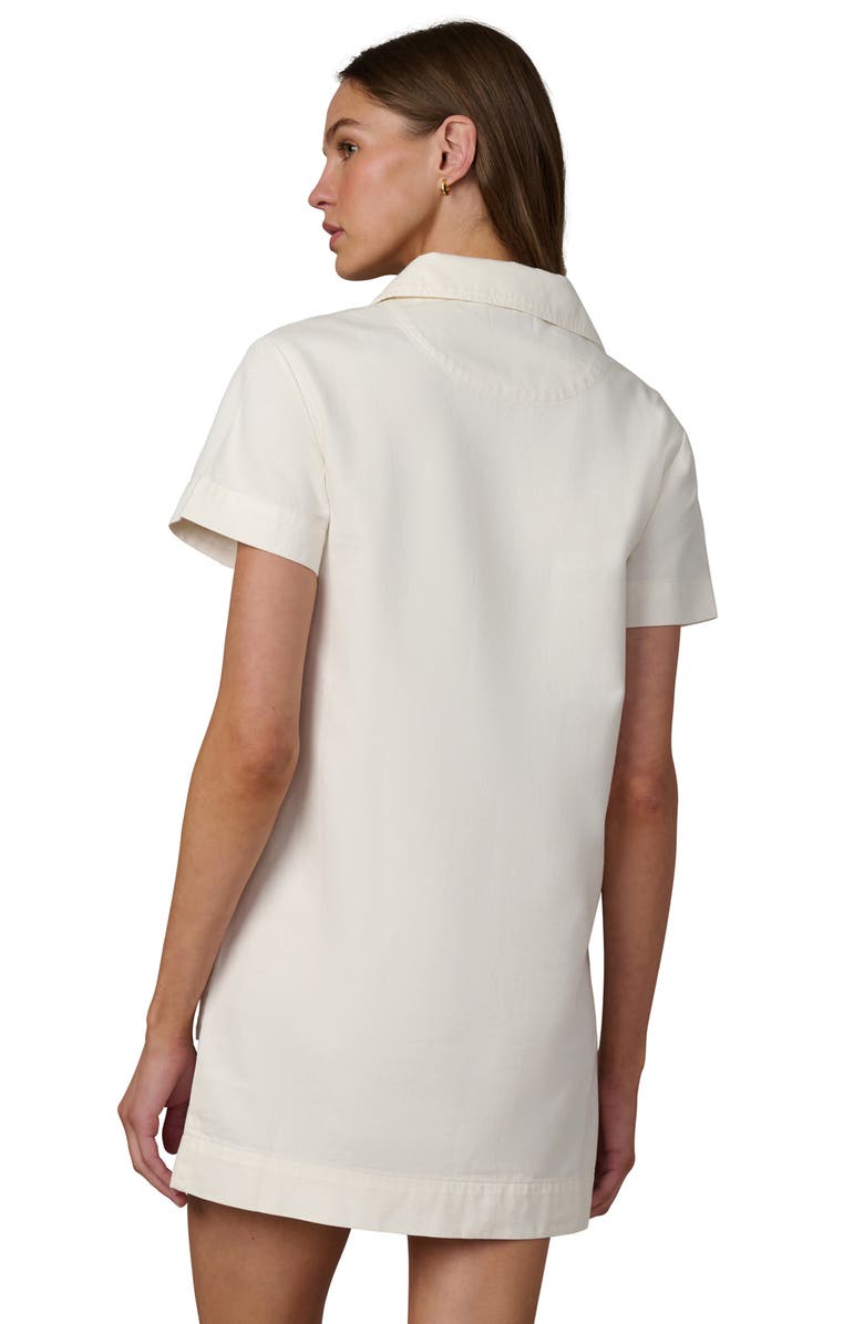 Joe's The Lillian Short Sleeve Denim Dress, Alternate, color, Milk