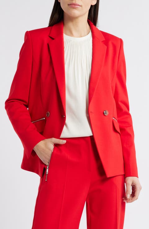 Jatawa Asymmetric Double Breasted Blazer