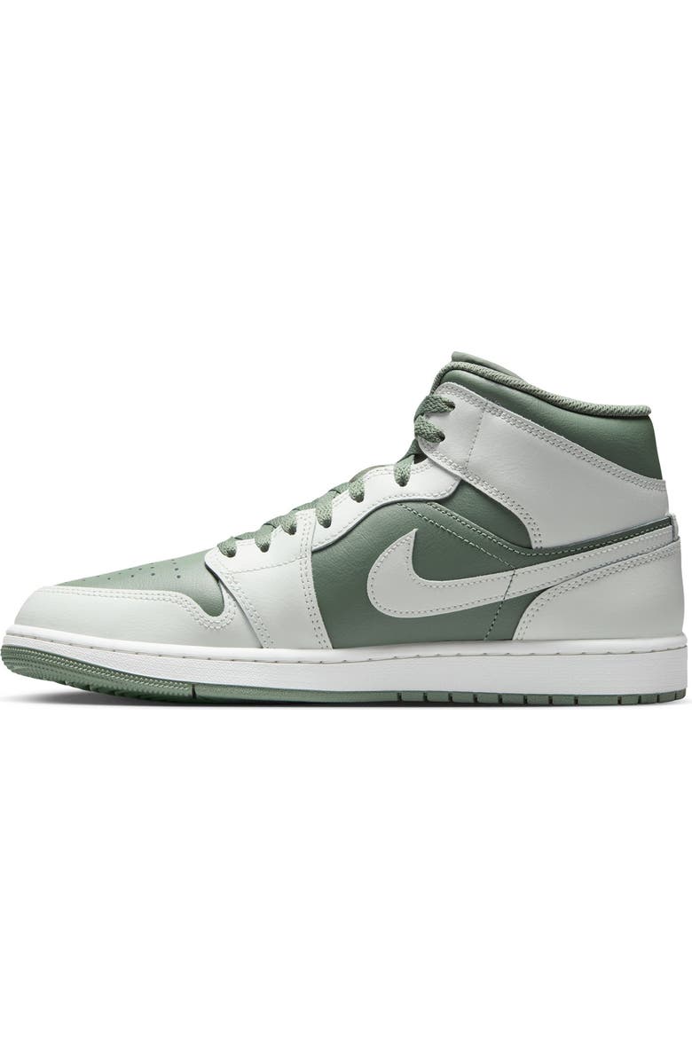 Jordan Air Jordan 1 Mid Basketball Sneaker, Alternate, color, Summit White/ Vintage Lichen