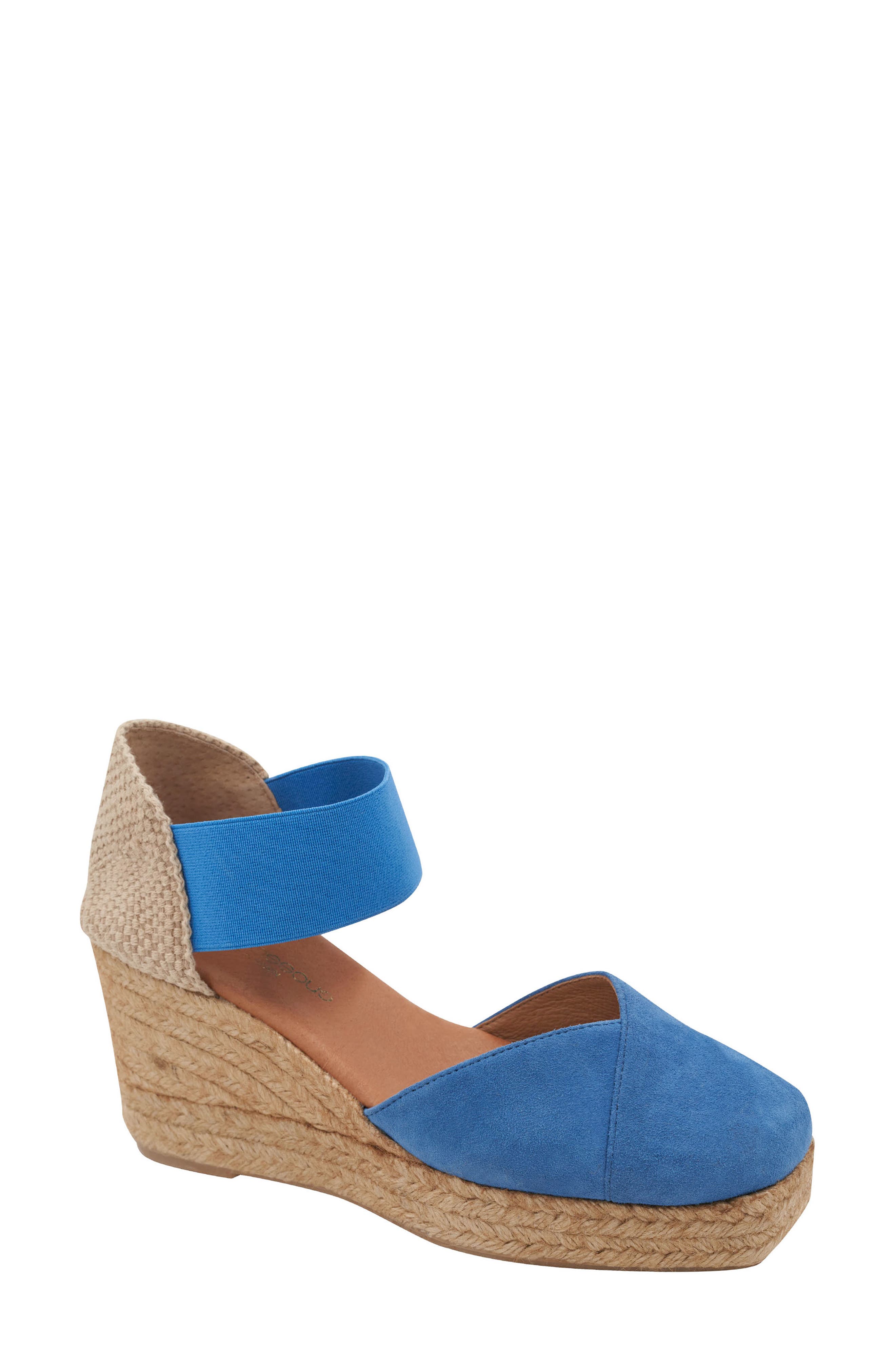 Pedra Espadrille Wedge, Main, color, FRENCH BLUE