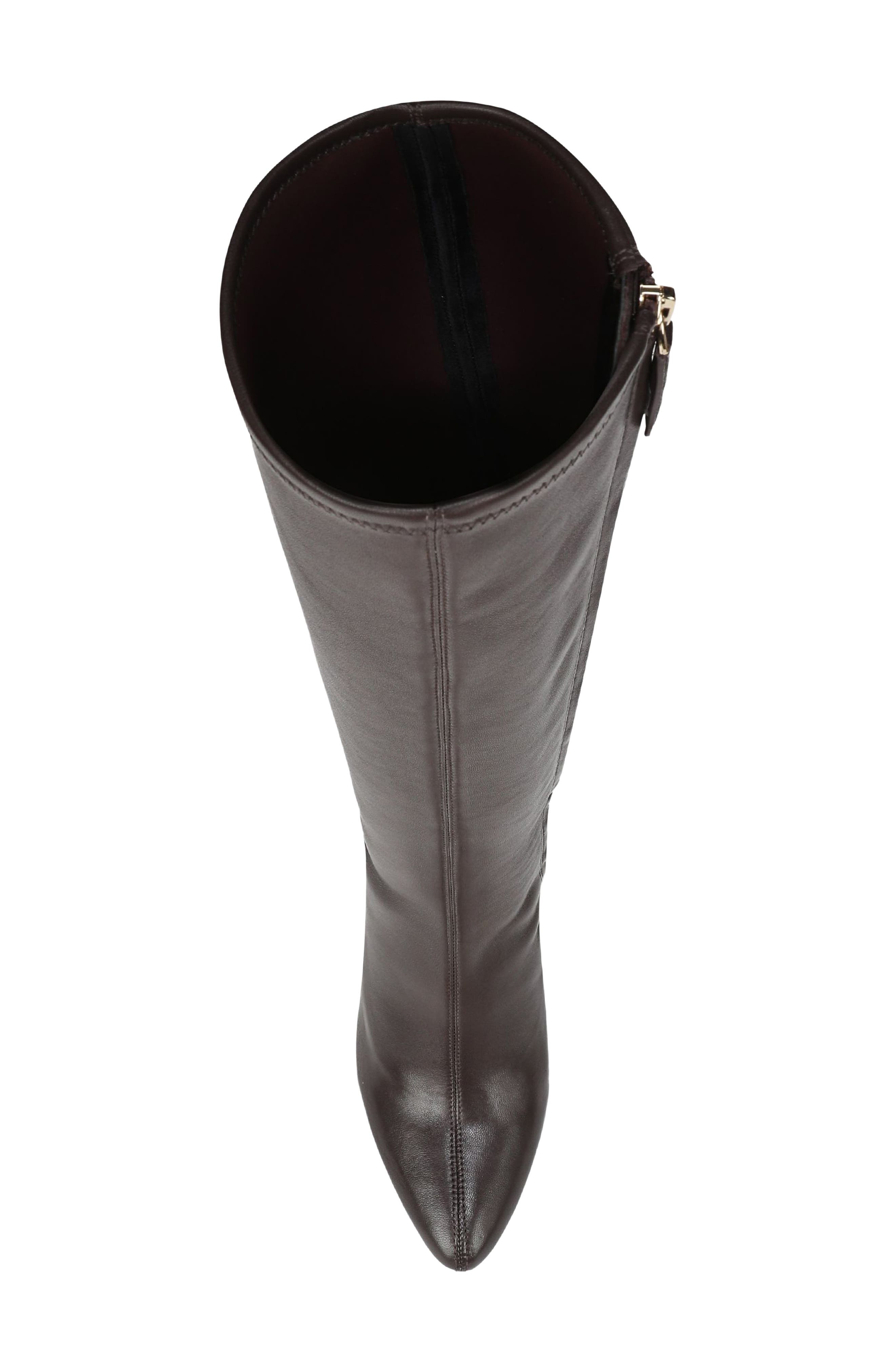 Faye Knee High Boot, Alternate, color, COFFEE BROWN
