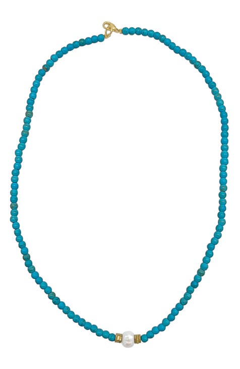 14K Gold Plated Beaded Necklace