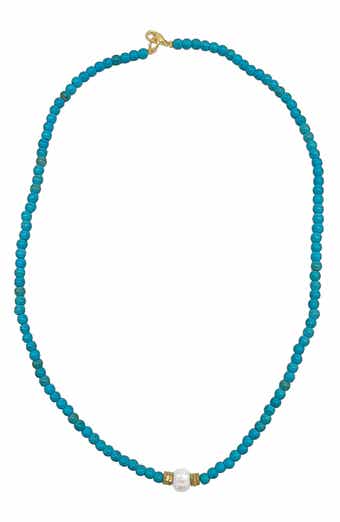 Adornia 14K Gold Plated Beaded Necklace