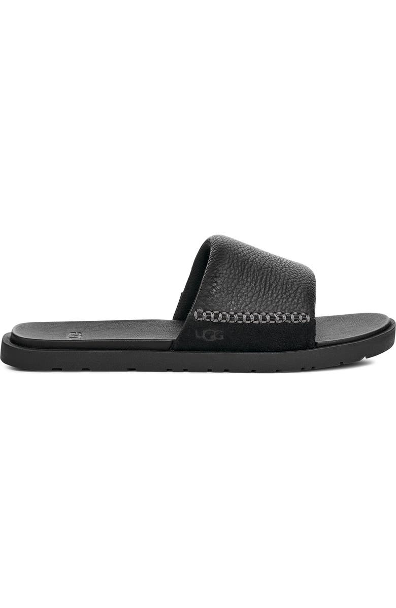 UGG<sup>®</sup> Seaside II Slide Sandal, Alternate, color, Black