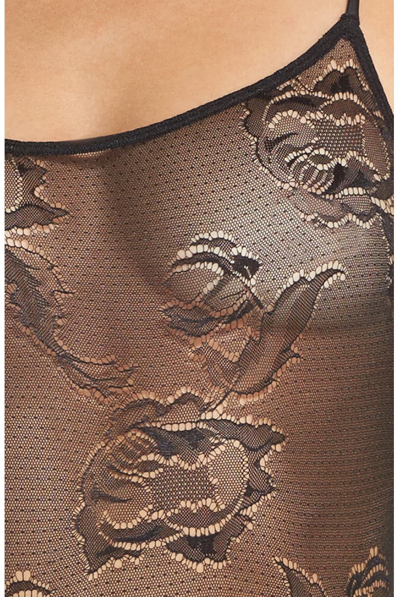 Sierra Thong Bodysuit, Alternate, color, BLACK