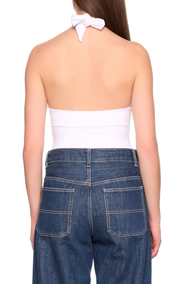 Susana Monaco Crossover Halter Top, Alternate, color, Sugar