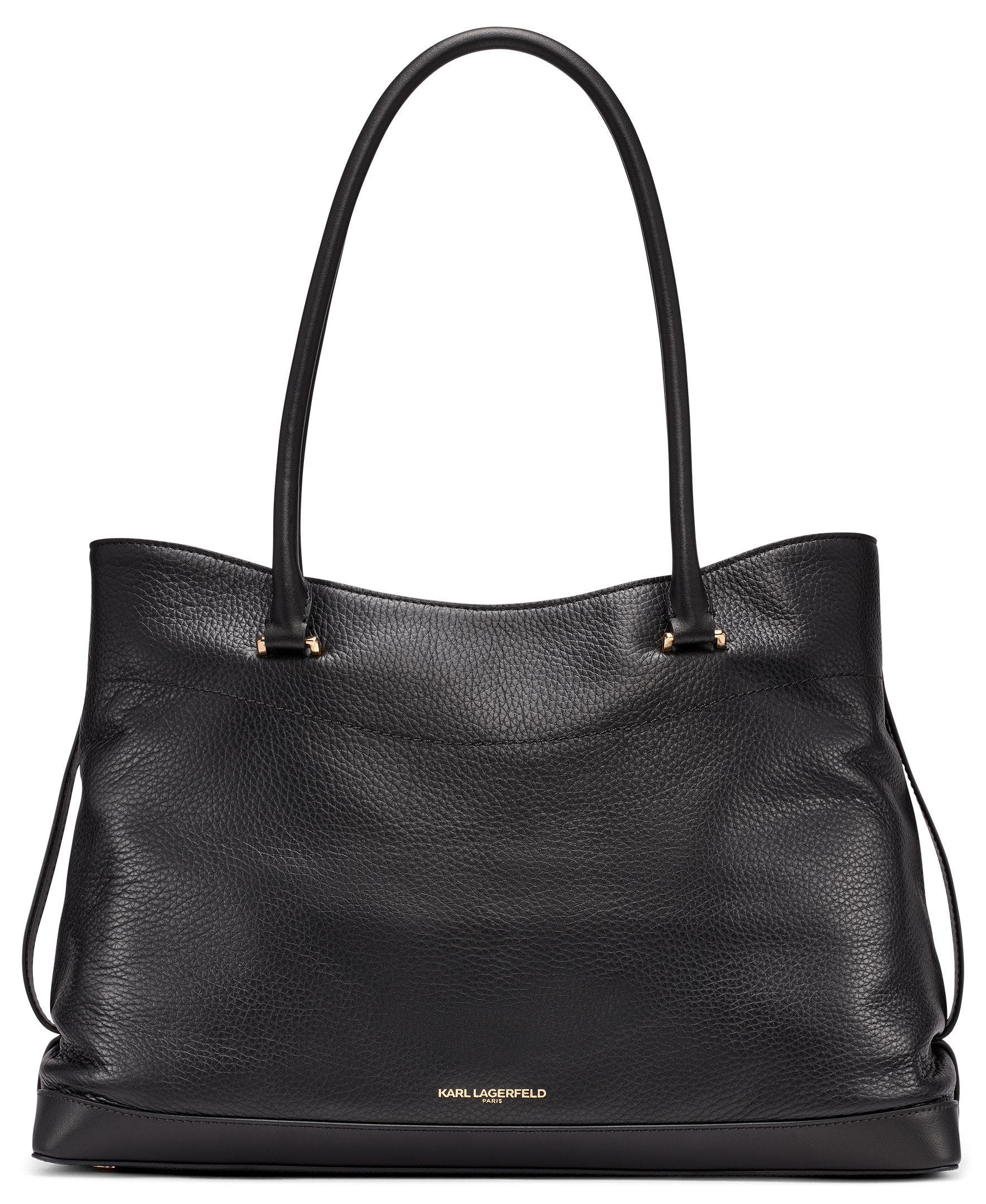 KARL LAGERFELD PARIS Gisele Tote, Alternate, color, Black