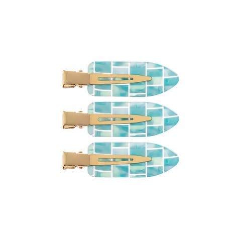 Iridescent Pastel Creaseless Clip Set